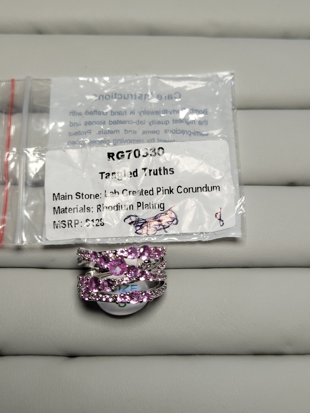 Bomb Party RG70330 Ring Size 8
